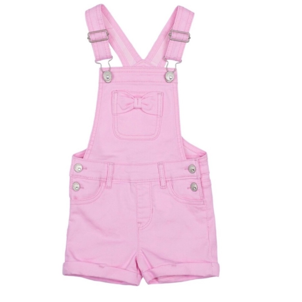 New Pink Jordache Denim Shortalls